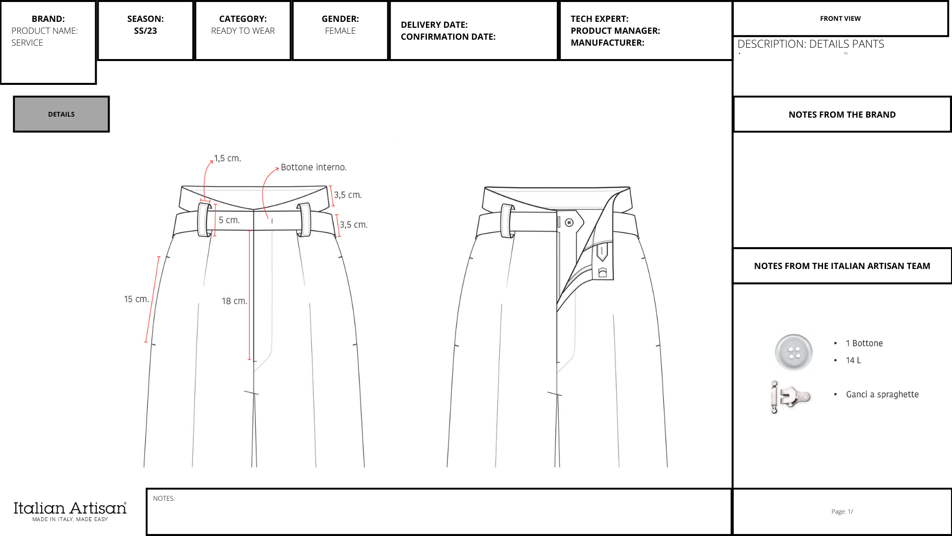 The Complete Guide To Fashion Tech Packs Italian Artisan