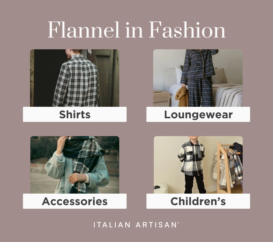 flannel in fashion, shirts loungewear accessories children's