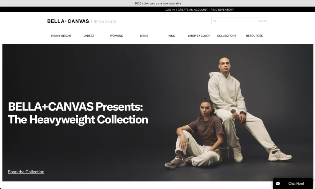 bella+canvas website; streetwear manufacturer