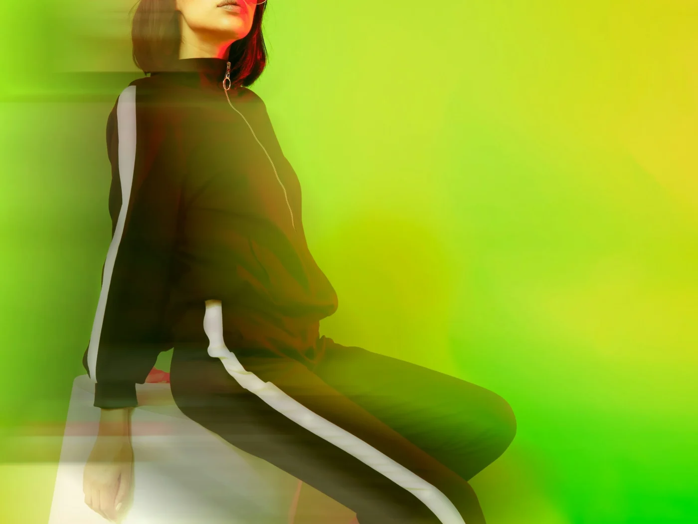 Velour classic track suit