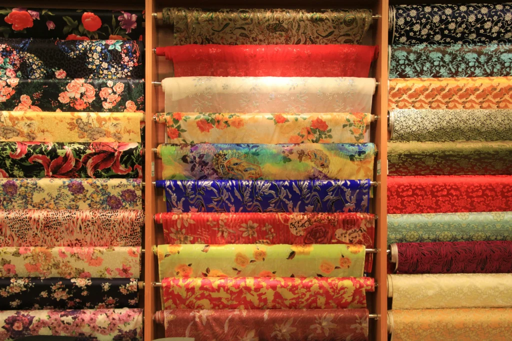 different patterned fabrics
