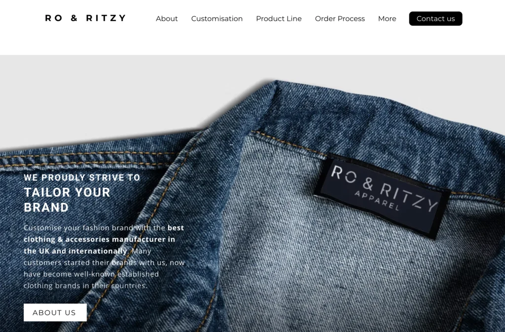 ro & ritzy website