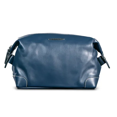 leather beauty case made in italy