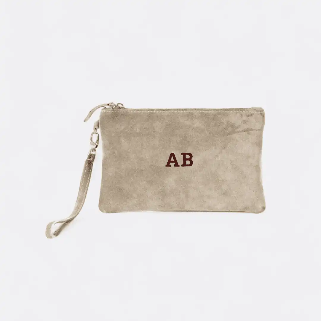 made in italy velvet clutch bag