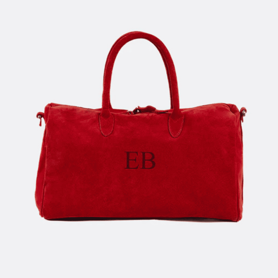 made in italy velvet travel bag