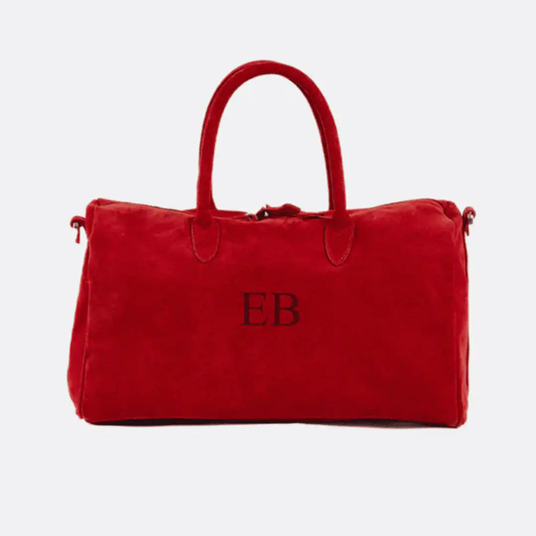 made in italy velvet travel bag