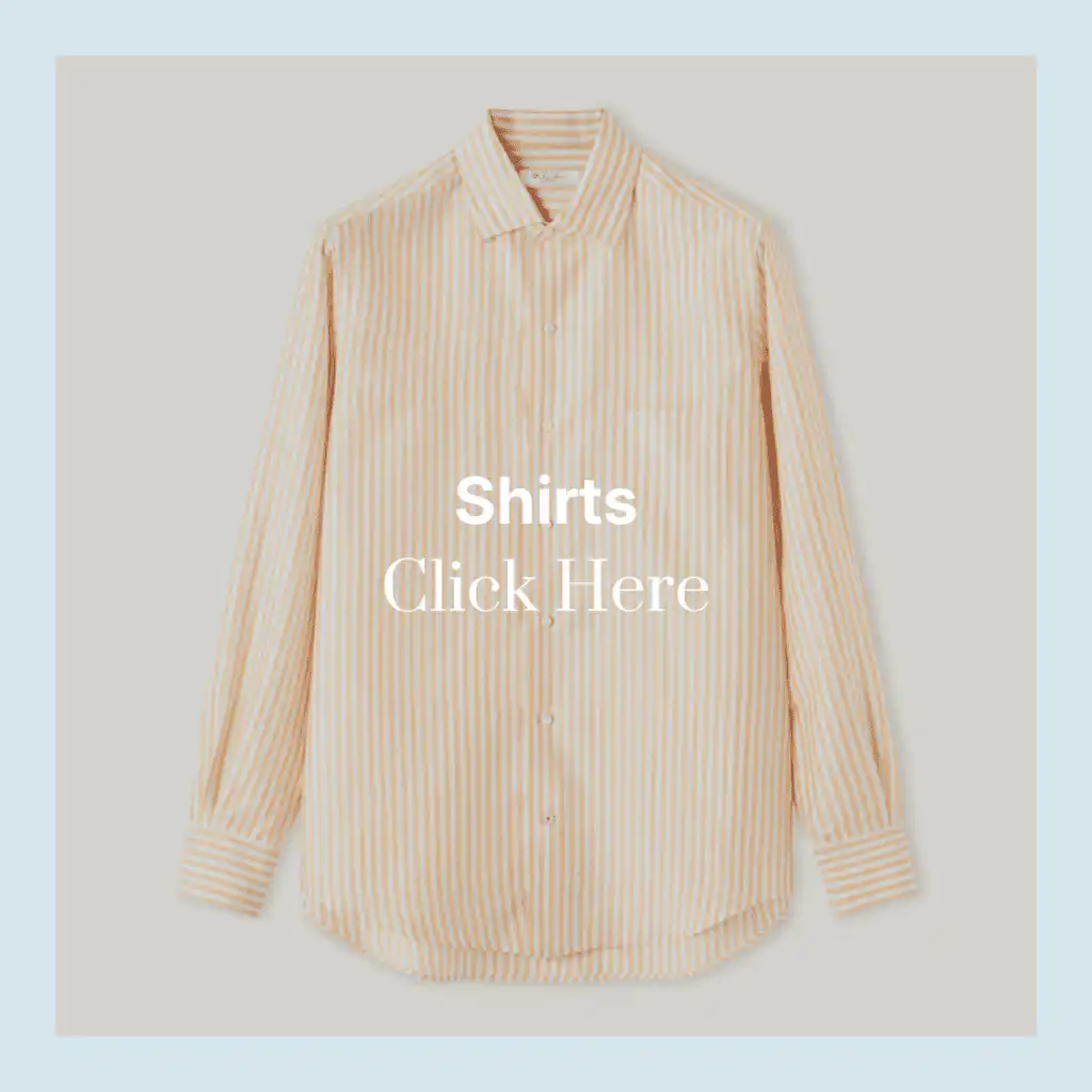 shirt created in italy by skilled artisans