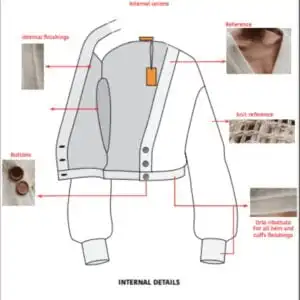 jacket technical design