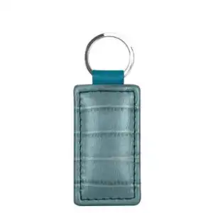 leather keychain made in italy