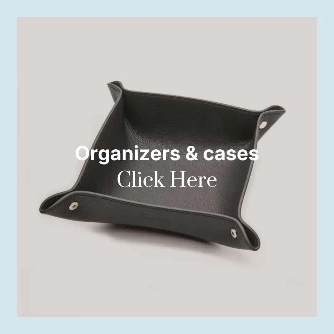 leather organizer manufacturer in italy