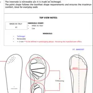 shoes technical design