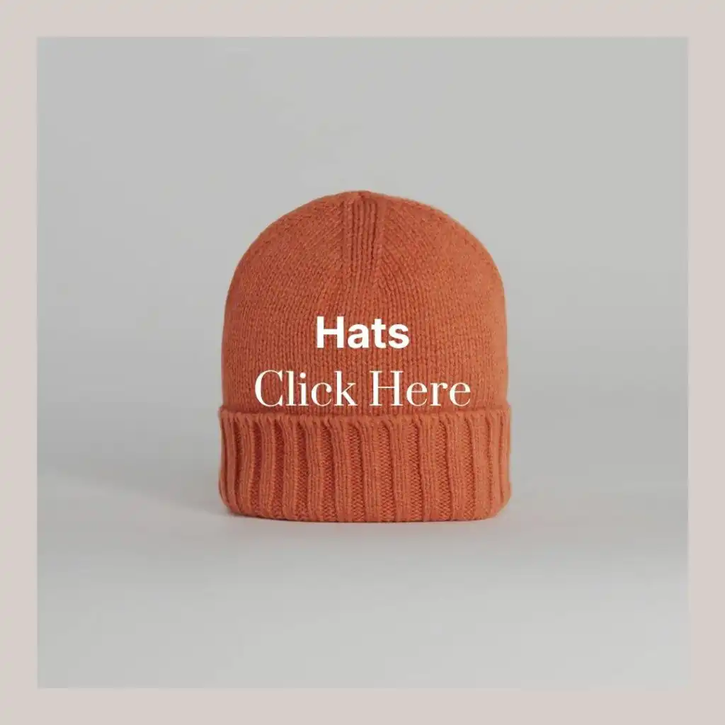 cotton orange unisex hat