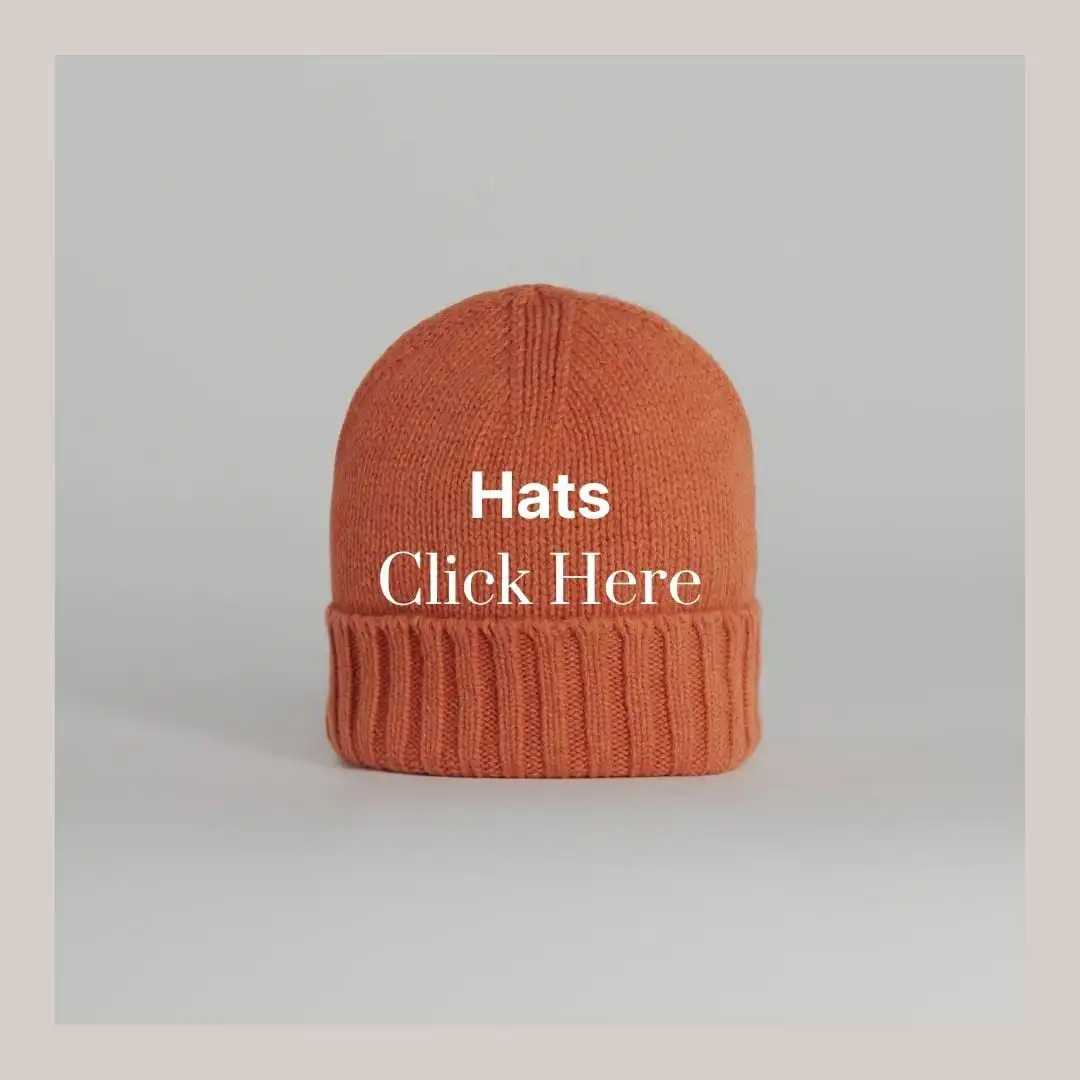 cotton orange unisex hat