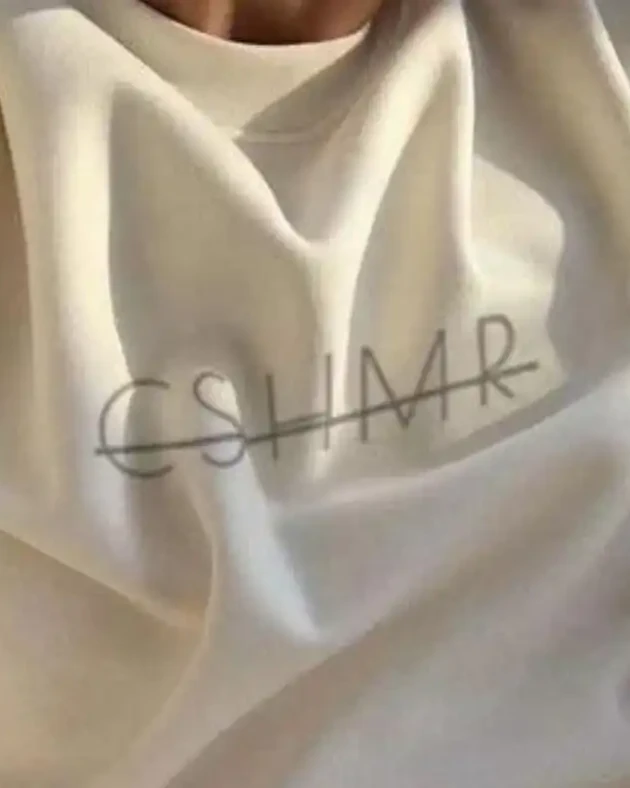 Cashmear cashmere sweatshirt with embroidered logo