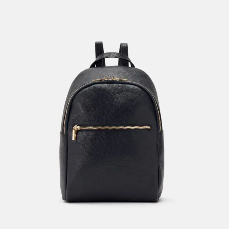 Leather backpack made in Italy